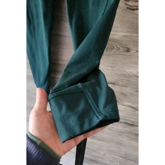 Lululemon Its Rulu Run Fleece High-Rise Jogger Full Length Storm Teal Size 4 EUC - Picture 3 of 6